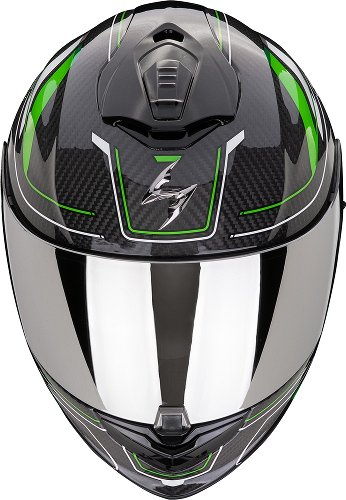 Scorpion EXO 1400 EVO 2 CARBON AIR MIRAGE Schwarz-Grün M