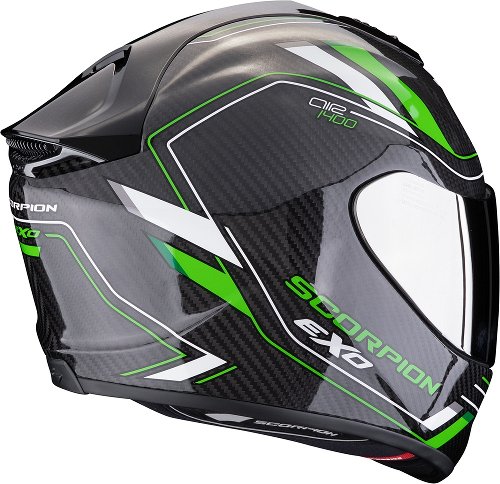 Scorpion EXO 1400 EVO 2 CARBON AIR MIRAGE Schwarz-Grün M