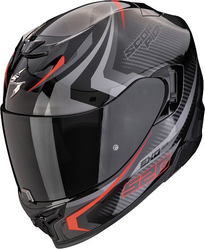 Scorpion EXO 520 EVO AIR TERRA Schwarz-Silber-Rot L