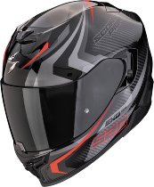 Scorpion EXO 520 EVO AIR TERRA Schwarz-Silber-Rot L