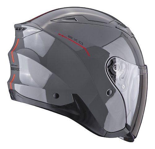 Scorpion EXO-230 SR Casco jet Gris/Rojo S