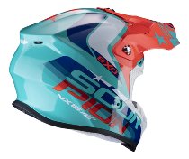 Scorpion VX-16 Air Nation Cross Helmet Green/Blue/Red M NML