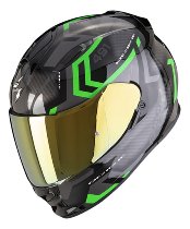 Scorpion EXO-491 Spin Integral Helmet Black/Green XS