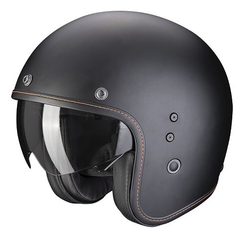 Scorpion BELFAST EVO Solid Casque jet Noir mat S