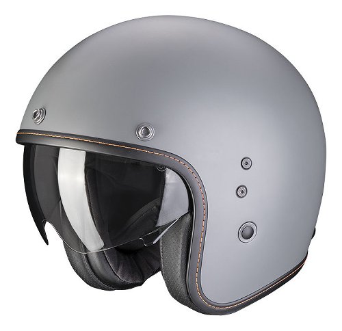 Scorpion BELFAST EVO Solid Jet Helmet Matt Grey XS