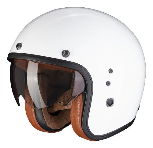 Scorpion BELFAST EVO Luxe Casque jet Blanc XS