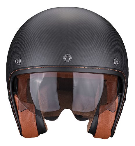 Scorpion BELFAST Carbon EVO Solid Casque jet Noir mat L