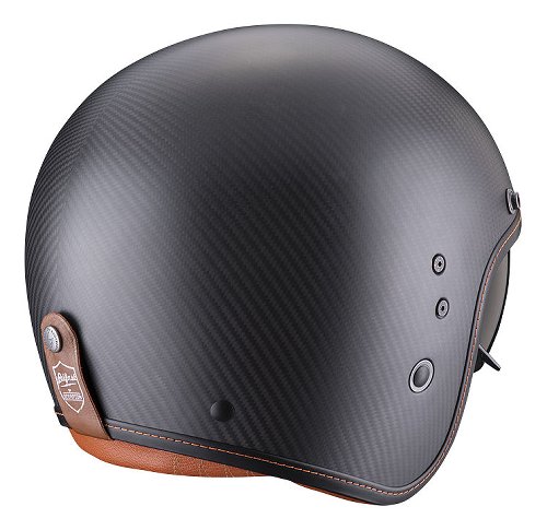 Scorpion BELFAST Carbon EVO Solid Jet Helmet Matt Black L