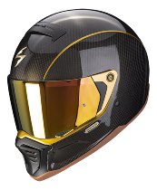 Scorpion EXO-HX1 Carbon SE Solid Helmet Black/Gold XS