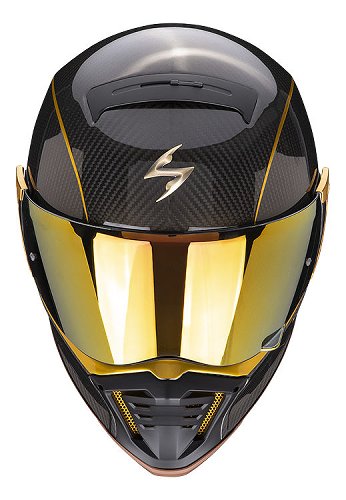 Scorpion EXO-HX1 Carbon SE Solid Helm Schwarz/Gold S