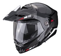 Scorpion ADX-2 Camino Casque Enduro Noir/Argent/Rouge XS