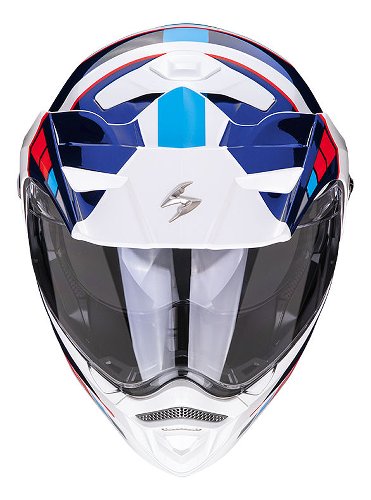 Scorpion ADX-2 Camino Casco da enduro Bianco/Blu/Rosso XS