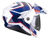 Scorpion ADX-2 Camino Casco de enduro Blanco/Azul/Rojo XS