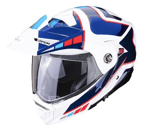 Scorpion ADX-2 Camino Casco da enduro Bianco/Blu/Rosso XS