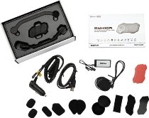 SENA SMH10R Single Pack Flat Motorcycle Bluetooth Headset