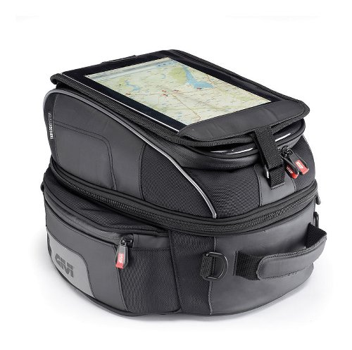 GIVI XSTREAM-BAG - Sacoche de réservoir noire TANKLOCK 14 -