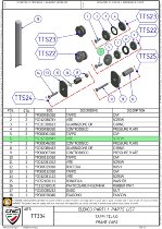 CNC Racing spare part screw M5x20 for TT334