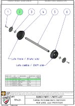 CNC Racing Ersatzteil Kappe, rot für 4016TP424