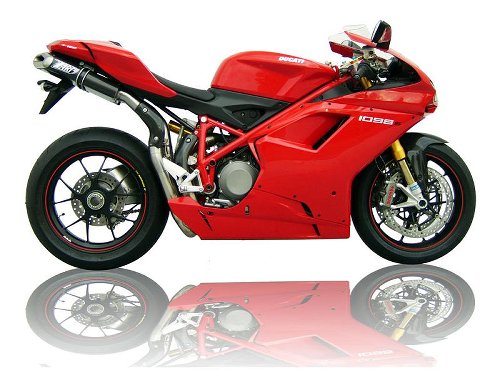 Zard Krümmeranlage edelstahl racing 2-1-2 Ducati 1198