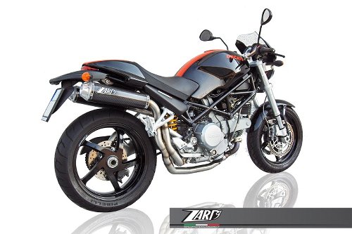 Zard Auspuffanlage Top Gun 2-2, Carbon Racing Ducati Monster