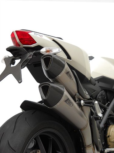 Zard silencer slip-on titanium, tapered racing Ducati