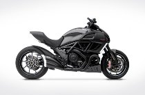 Ducati Zard Diavel Slip-on 2-1 schw Endk. EG+KAT