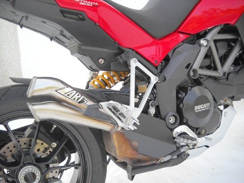 Zard silencer V2 slip-on 2-1, stainless-steel racing Ducati