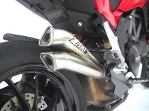 Zard Auspuff V2 Slip-on 2-1, edelstahl Racing Ducati