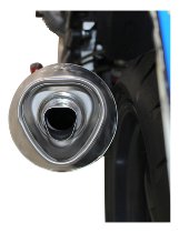 Zard silencer slip-on 2-1 stainless steel, round, tapered