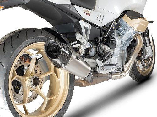 Zard Exhaust Slip-on 2-1 Titan, Racing, Moto Guzzi V100