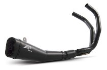 Zard Exhaust kit euro 5, stainless-steel black, short with